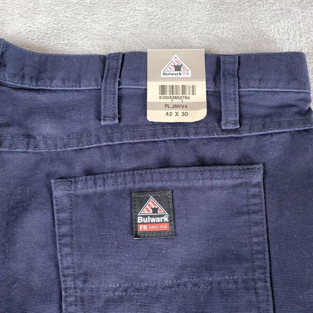 Bulwark FR Flame Resistant Cat 2 Work Cargo Pants Men's 42x30  PLJ6NV4 NWT‎